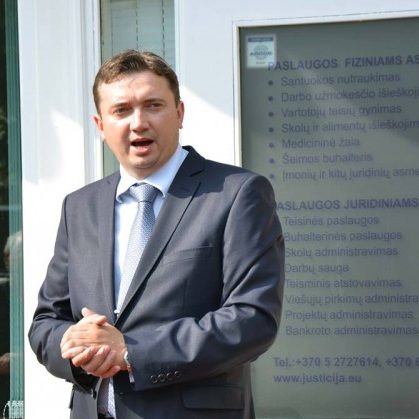 Vaidas Šalaševičius, UAB “Justicija” direktorius