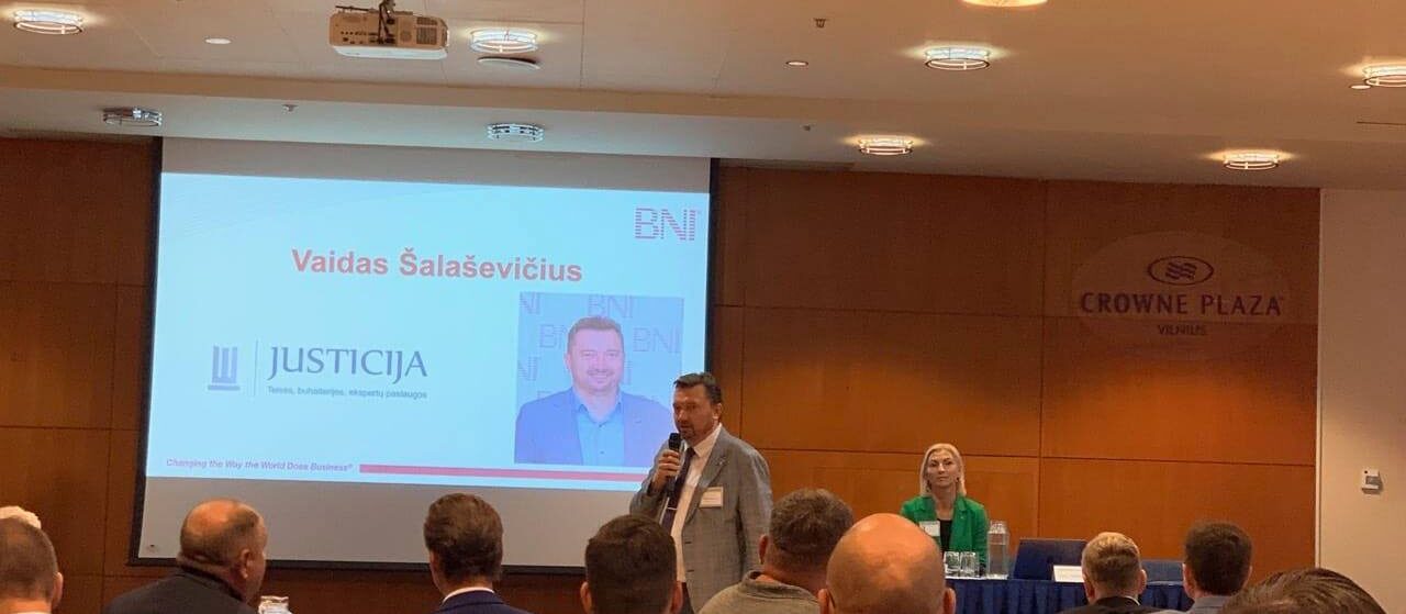 teisininkas Vaidas salasevicius uab justicija direktorius